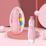 Baby electric nail grinder, available in pink and blue